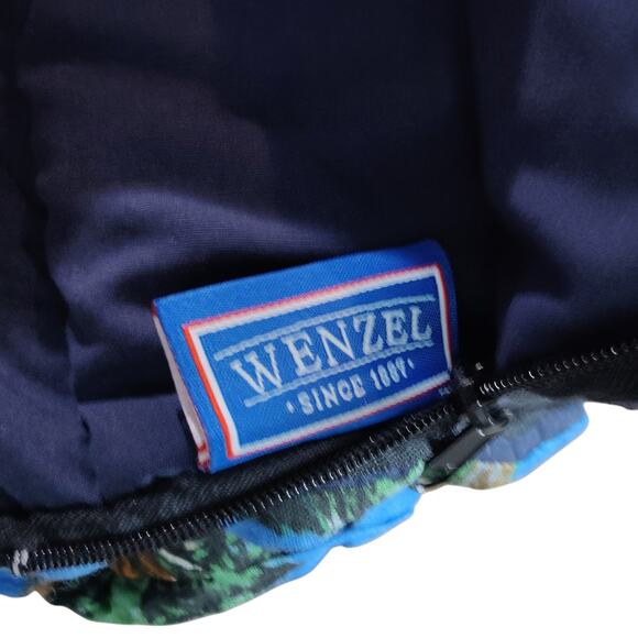 Vintage Wenzel Bald Eagle Mountain Print Sleeping Bag Zip Up Made in Canada AOP - Picture 4 of 7